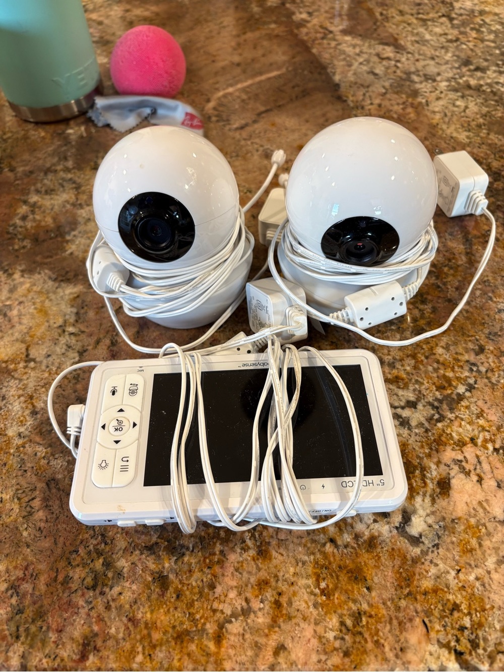 Baby Sense 5" HD Split Screen Baby Monitor